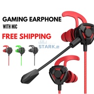 Stark.e Gaming Earphone Gaming Audio Earfon Gaming Earphone with Mic Stereo Earphone For Mobile Pc l