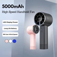 5000mAh 199 speed M335 High Speed Mini Fan 199 levels adjustable 2nd Generation Portable and Recharg