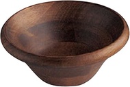 Yamasita Craft 11592130 Natural Wood Salad Bowl, Made in Vietnam, Dark Tea, Diameter 10.6 inches (27