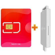 9EsIm V3 Portable ESIM Smart Card Reader IOS Switch Android App 5Ber And Estkme for Network Storage 