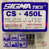 Sigma CS 450L / 45cm White Cable Ties CS450L Cable Tie White 45 cm