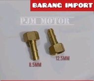 100 PCS NEPEL SELANG BETINA KUNINGAN POMPA STEAM TEKANAN TINGGI AC DC