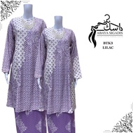 (Raya 2024) Baju Kurung Riau Batik Dewi Kartika Plus size [S-5XL] Ready Stock | Kurung Riau Batik Sutera Dobby