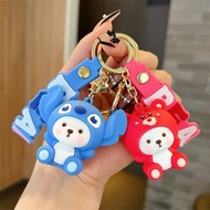 Teddy bear keychain cute Lotso bear keychain cat bear keychain lena bear keychain birthday gift part