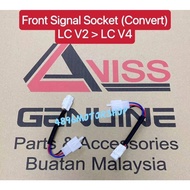 YAMAHA LC135 NEW V2 V3 CONVERT MODIFY TO V4 V5 V6 V7 FRONT SIGNAL SOCKET WIRING DEPAN SIGNAL SET SOK