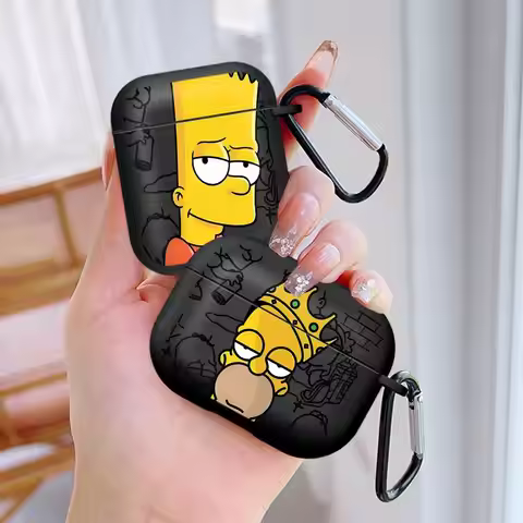 Homer The Simpsons Case For Airpods 2 4 1 Pro2 3 Pro3 Pro Earphone Cases Cover