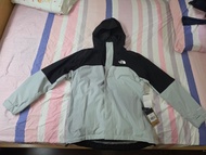 The North Face 北面男款防水連帽三合一外套(內置Fleece) 全新Size L