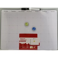 Magnetic Whiteboard Weekly Planner Memo Writing Board