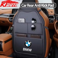 BMW Leather Car Seat Back Protector Kick Mat with Pocket Tablet Holder For BMW G50 G20 G30 G01 G02 G