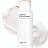 JUNO & Co. Cleansing Powder, Exfoliating Face Wash, 10-Ingredient Powder-to-Foam Cleanser with Hyalu