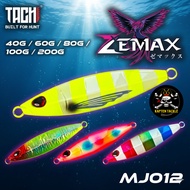 【KAPTEN】TACHI ZEMAX MJ012 Slow Pitch Jig 40–200g Glow Luminous Metal Jig | Light Jig Candy | Umpan J