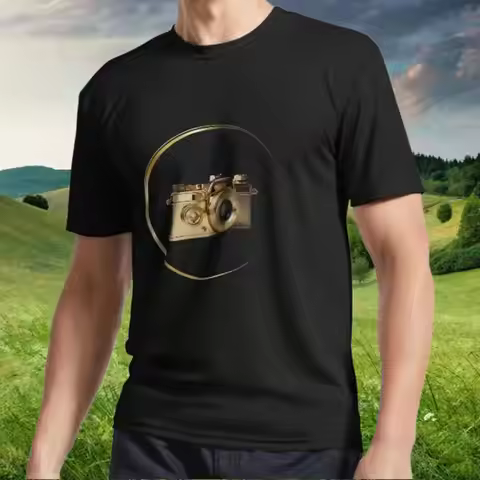 New gold photography Active T Shirt Logo American Funny S to 5XL