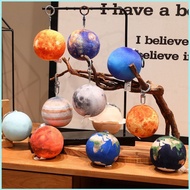 XS1 Realistic Earth Moon Solar System Planets Plush Toy Universe 8 Planets Bag Charm Keychain plushi