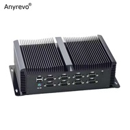 Solid Fanless Industrial Computer Intel Core i5-1235U Deca Core Mini PC with 3xi226-V 2.5G 2xDDR5 2x