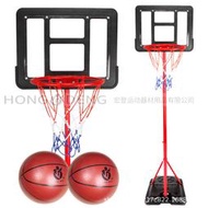 宏登兒童籃球架1.85米1球籃板鐵桿可升降室內pvc透明籃板球架