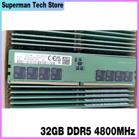 M323R4GA3BB0 2Rx8 4800B RAM Desktop Memory 32GB DDR5 4800MHz