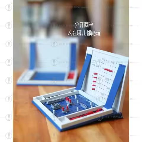 Naval Battle Board Game Interactive Battle Foldable Board Safety Material Educational Toys