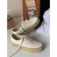 Giày Vải Mistery Tea Milk Canvas Skateboarding Giày Thường Ngày Cho Nữ Phong Cách Đường Phố Giày Đế