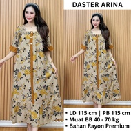 Arina's Daster | Premium Rayon Batik Daster, Cool, Elegant, Floral Motif - Nursing Friendly, Short S