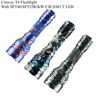 Original Convoy T8 Flashlight With SFT40/SFT-25R/KW CSLNM1.T /KP CSLNM1.F1 LED Thower Light Camping 