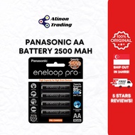 🔥SG CHEAPEST🔥 Panasonic Eneloop Pro AA Rechargeable Battery 1.2V Ni-MH NiMH 1900mAh 800mAh 4 Cells