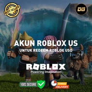 Akun Roblox US untuk Redeem Roblox Gift Card USD