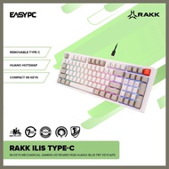 ☬ ❐ ☸ EasyPC | Rakk Ilis Type-c RGB Mechanical Keyboard | 96 Key Layout | 1 Year Replacement Warran