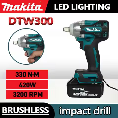 MAKITA DTW300Z Brushless lithium battery impact wrench Electric wrench 18V bare machine without batt