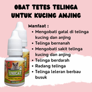 OBAT TETES TELINGA KUCING ANJING MENGOBATI TELINGA LUKA BERNANAH DLL UNICAT