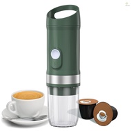 Portable Electric Espresso Coffee Machine Cordless Heat and Cold Brew 3oz Single Serve Mini Coffee M