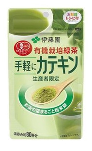 有機種植綠茶，易於使用的兒茶素粉，40g