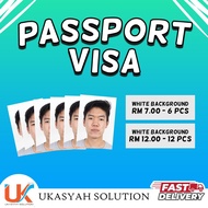 Visa Passport Photo / White Background free editing