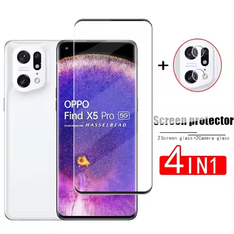 Full Cover Glass For OPPO Find X5 Pro Screen Protector For OPPO Find X5 Pro Tempered Glass Phone Len