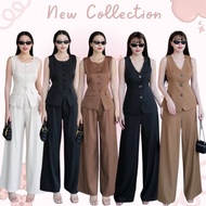 INTUON 4790 9181 Set Of Sleeveless Vests With Front Buttons There Is A Underwear + Long Pants. ​ T-S