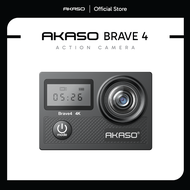 AKASO BRAVE 4 | กล้อง Action Camera แบบ 2 หน้าจอ พร้อมเลนส์ Super-wide Angle | รับประกันสินค้า 1 ปี