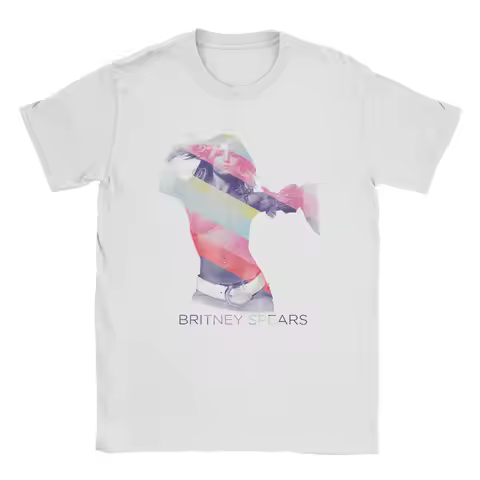 Men's Britney Spears Metal Rock Graphic Slave 4 U T Shirts Clothing Crazy Short Sleeve Round Collar 