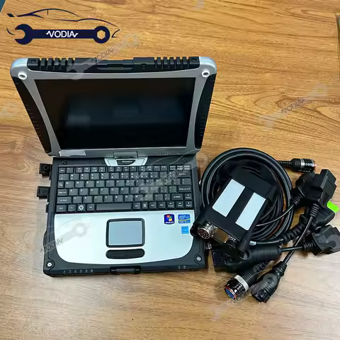 For VOCOM 2 CF19 Laptop 88830400 vocom 2 Premium Tech Tool PTT 2.8.150 dev2 tool diagnostic tool