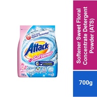 ATTACK Detergent Plus Softener Sweet Floral Concentrate Detergent Powder (ATS) - 700g