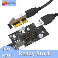 【AiBi Home】-Pci Express Pci-E 1x to 1x/4x/8x/16x Riser Card High Quality with Magnetic Foot Pads Plastic