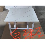 ZHANGRONGTU | Foldable Square Table Eating BBQ Folding Table