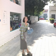 KIYURI 2IN1 SET KOREAN KNITTED CARDIGAN KOREAN SWEATHER WOMEN'S SWEATER PREMIUM KNITTED MATERIAL