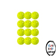Franklin Sports X-26 Indoor Pickleball - Tournament-Approved Indoor Court Balls - 12-Pack in Lime Gr