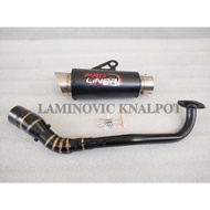 Exhaust Honda Click 150i full system