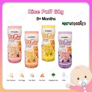 Natufoodies Rice Puff 60g 8 Months Biscuit Baby Food Biskut Snek Cookies Keropok Bayi 8 Bulan Calciu