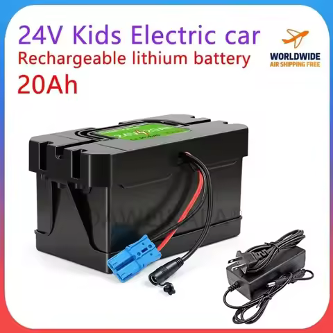 24V Children's Electric Vehicle Charging Lithium Battery 24V 20ah Lifepo4 Battery Pack Lithium Iron 