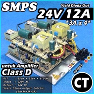 adaptor power supply 24V 10A, 12A, 6A SMPS CT dan NonCT