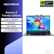 MECHREVO Aurora X Gaming Laptop, i7-13650HX, RTX 5060, 16GB RAM, 1TB HDD, 2.5K 180Hz, 16-inch, Gray,