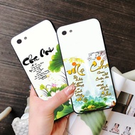 Back cover for oppo a39 / oppo a57 2015 / oppo a71 / oppo a83 with parents' calligraphy printed