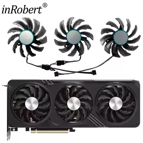 7​5MM PLD08010S12HH RT4060 RTX4060Ti Video Card Fan For Gigabyte GeForce RTX 4060 4060Ti GAMING OC G