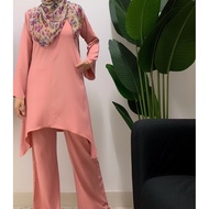 ✨LAWA✨BAJU MUSLIMAH SET BLOUSE &amp; SELUAR NURSING BREASTFEEDING PLUS SIZE WOMAN BLOUSE